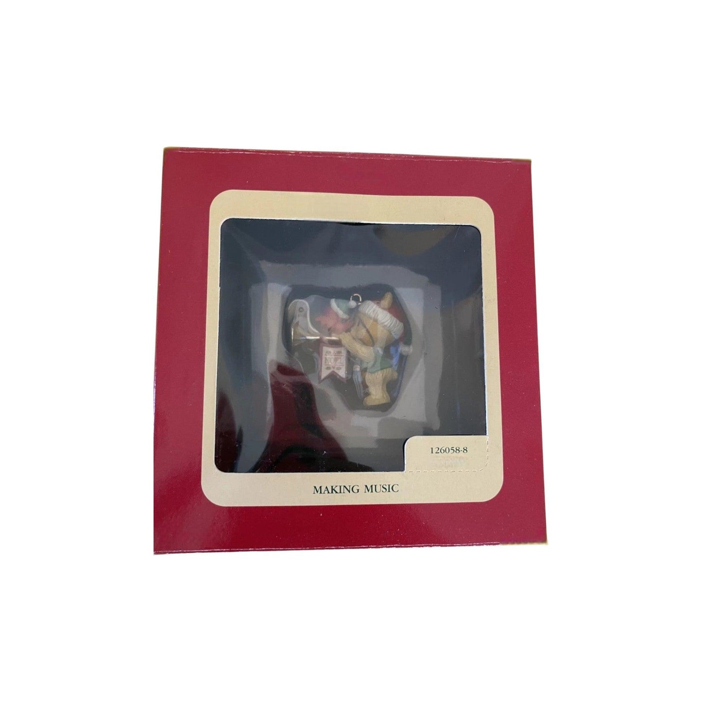 1993 Making Music Carlton Cards Ornaments (Teddy Bear) 126058-8 Image2