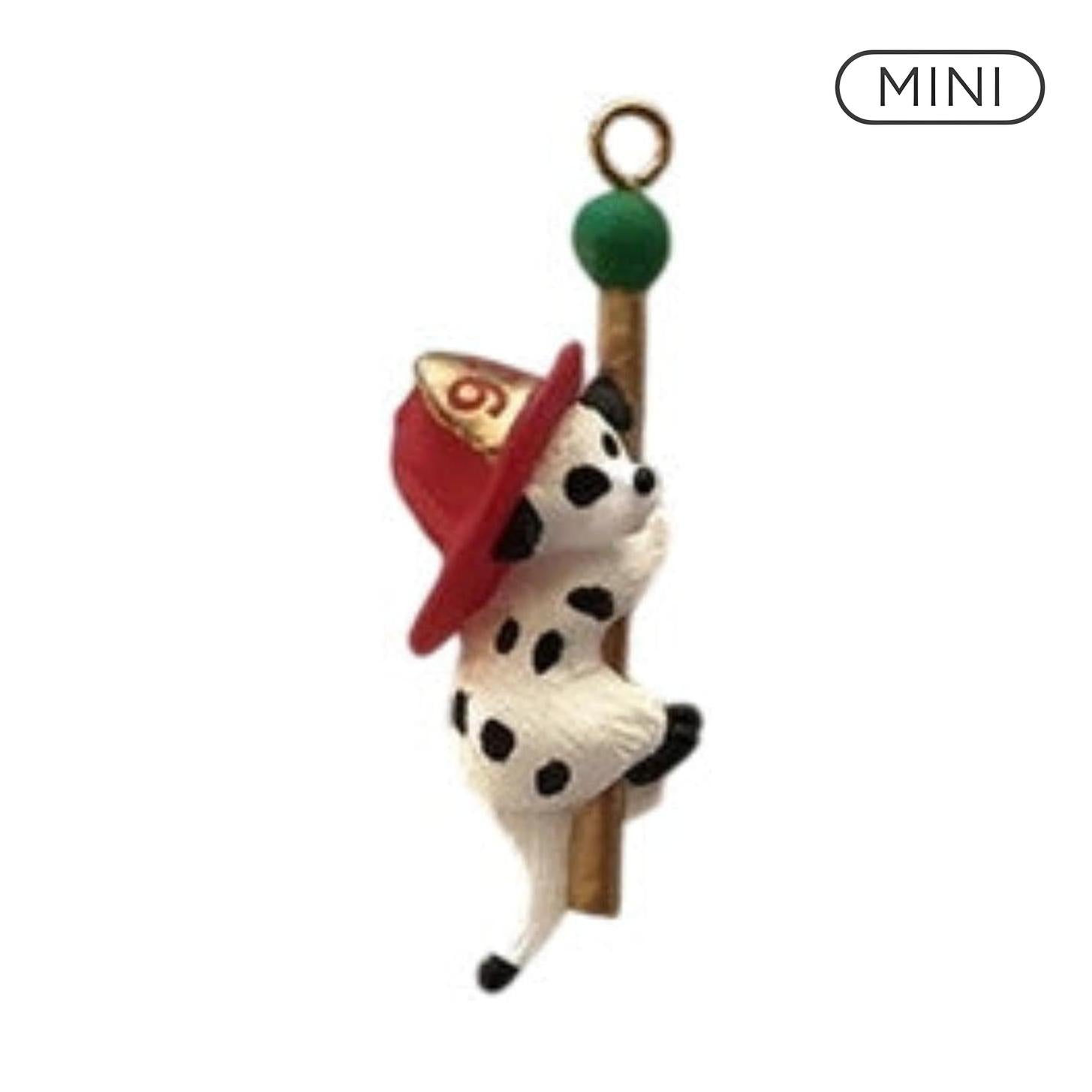 1993 Merry Mascot Hallmark Ornament (Firefighter) QXM4042 Image1