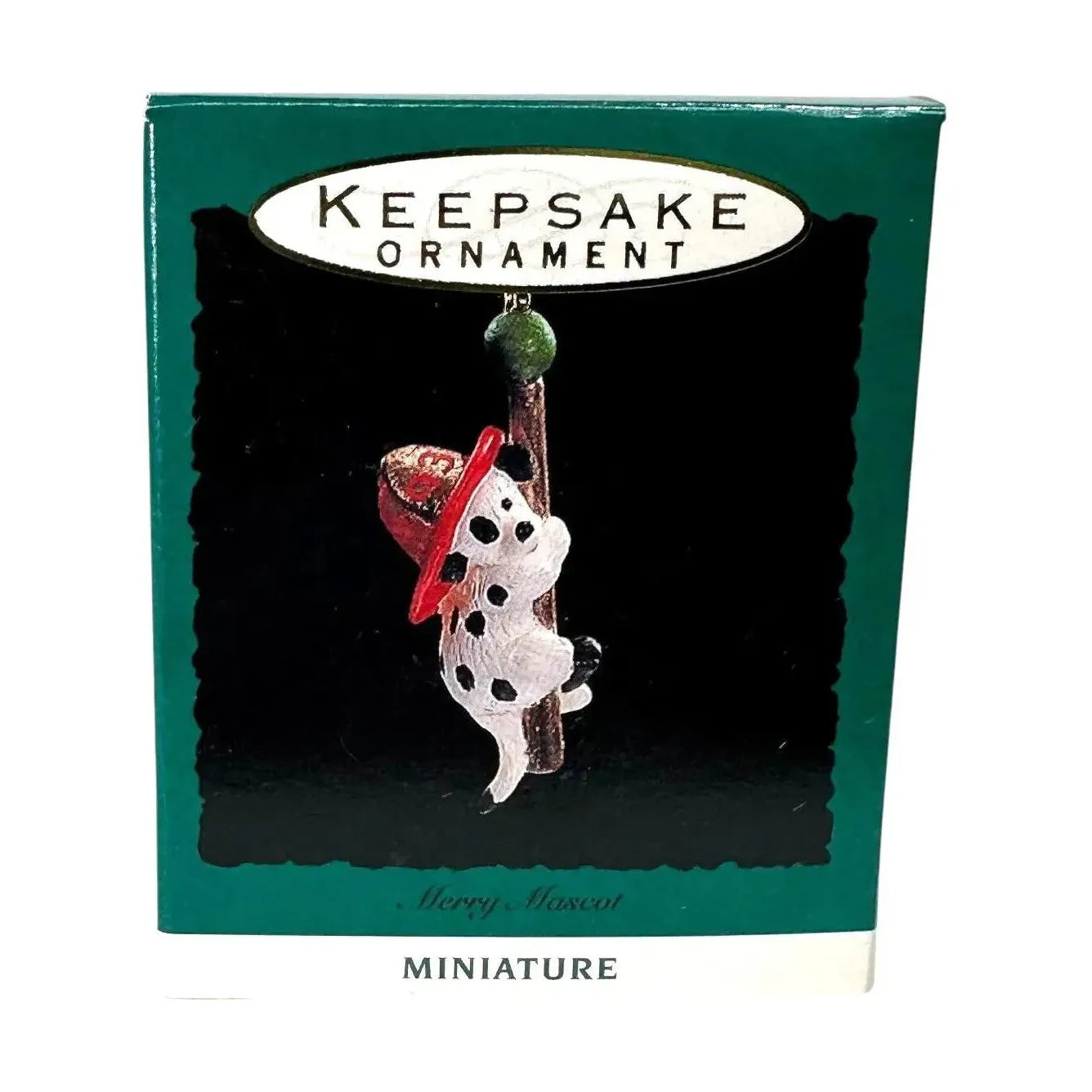 1993 Merry Mascot Hallmark Ornament (Firefighter) QXM4042 Image2