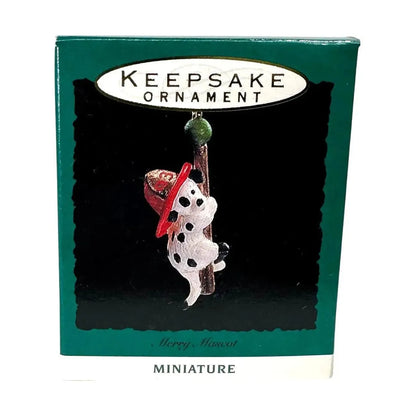 1993 Merry Mascot Hallmark Ornament (Firefighter) QXM4042 Image2