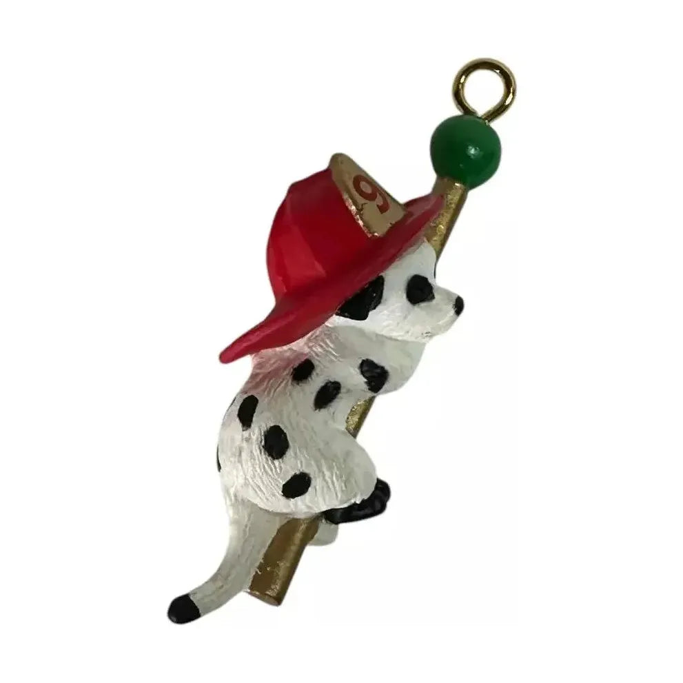 1993 Merry Mascot Hallmark Ornament (Firefighter) QXM4042 Image4