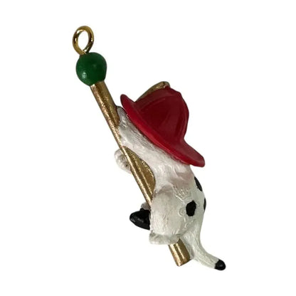 1993 Merry Mascot Hallmark Ornament (Firefighter) QXM4042 Image5