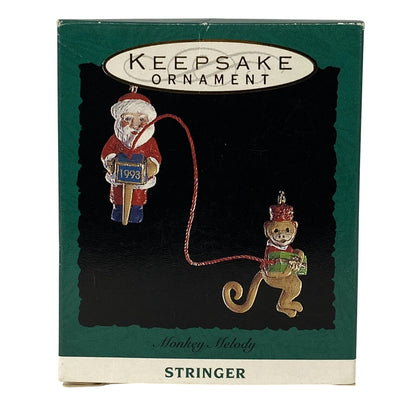 1993 Monkey Melody Hallmark Ornament (Monkey) QXM4092 Image2