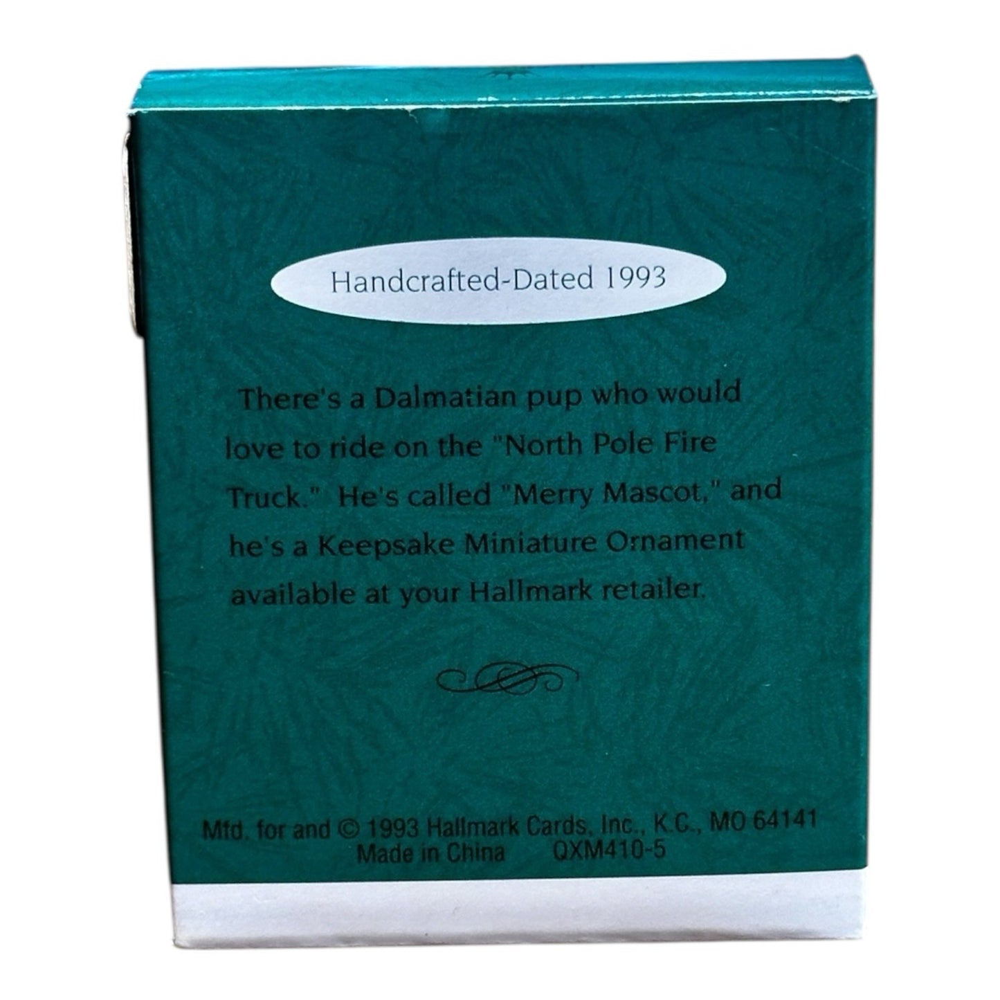 1993 North Pole Fire Truck Hallmark Ornament (Fire Truck) QXM4105