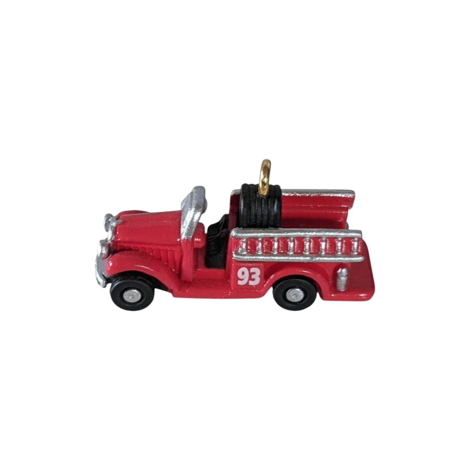 1993 North Pole Fire Truck Hallmark Ornament (Fire Truck) QXM4105 Image5