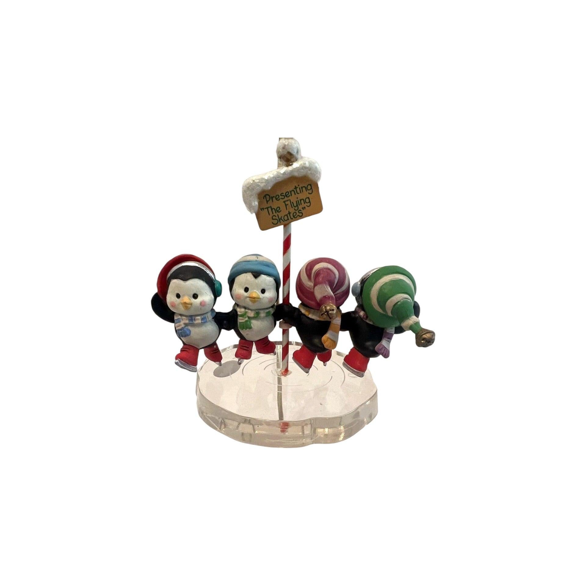1993 North Pole Parade Carlton Cards Ornaments (Penguins) 126011-1 Image1