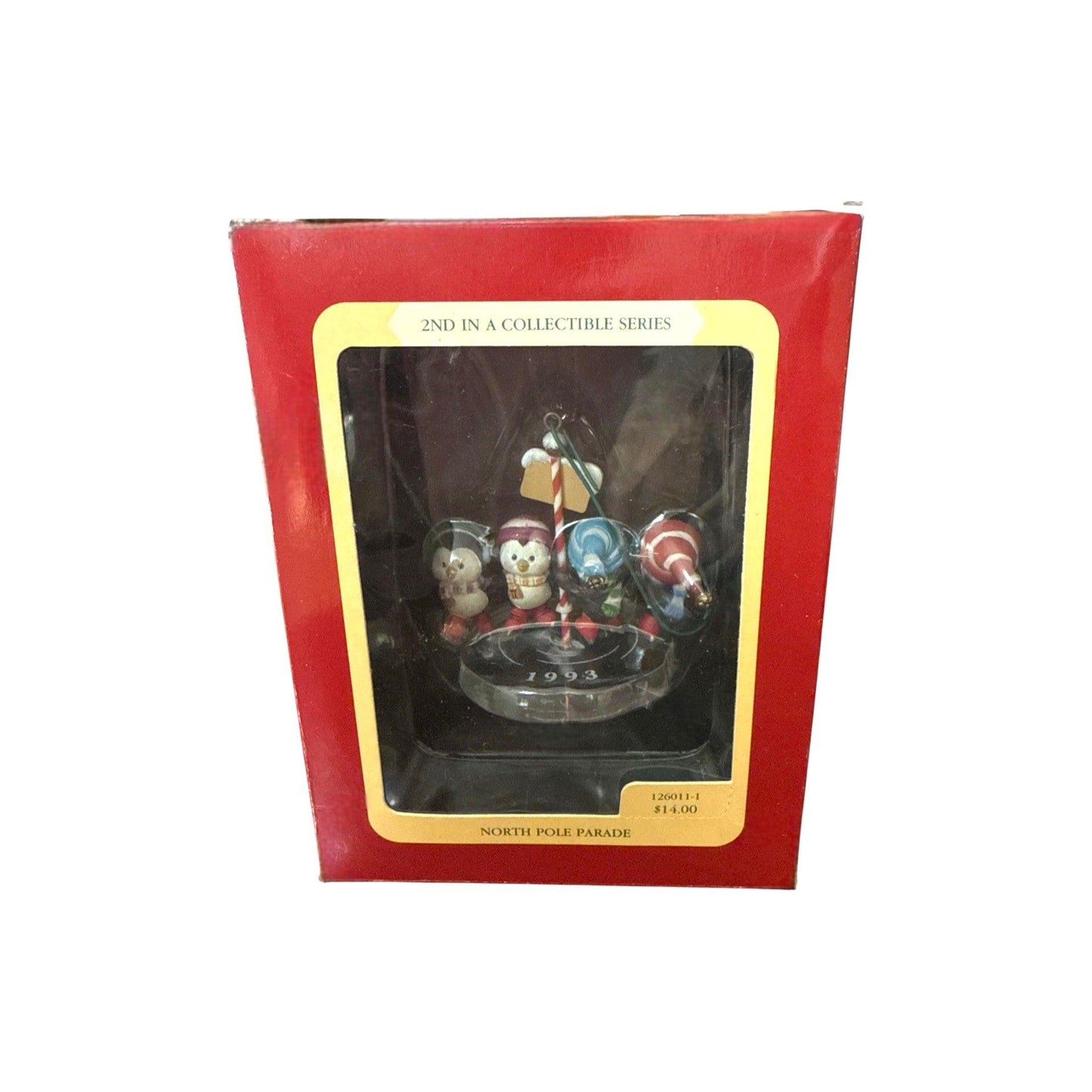 1993 North Pole Parade Carlton Cards Ornaments (Penguins) 126011-1 Image2