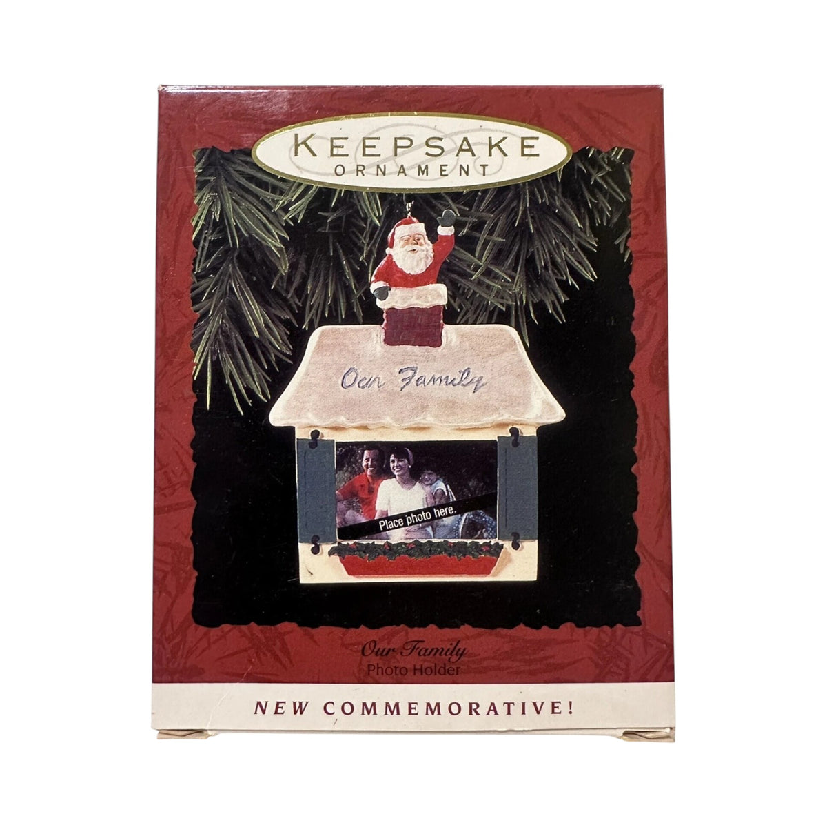 1993 Our Family Hallmark Ornament (Photo Holder) QX5892 Image2