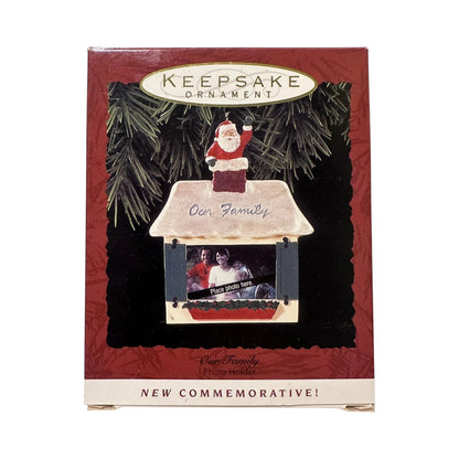 1993 Our Family Hallmark Ornament (Photo Holder) QX5892 Image2