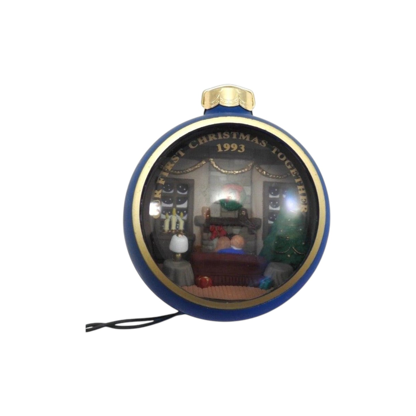 1993 Our First Christmas Together Hallmark Ornament (Our Christmas Together) QLX7355 Image1