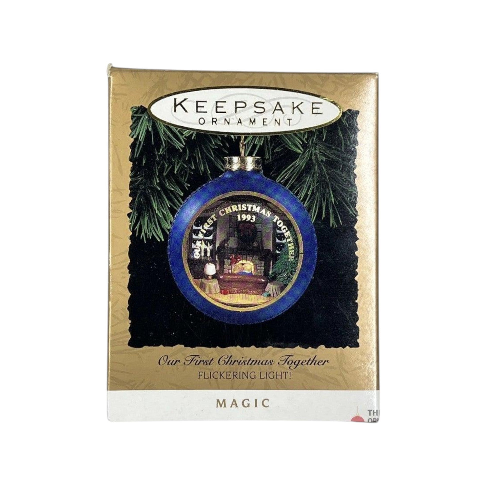 1993 Our First Christmas Together Hallmark Ornament (Our Christmas Together) QLX7355 Image2