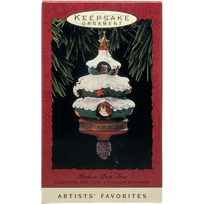 1993 Peek-a-Boo Tree Hallmark Ornament (Animal) QX5245