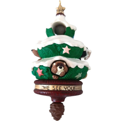 1993 Peek-a-Boo Tree Hallmark Ornament (Animal) QX5245