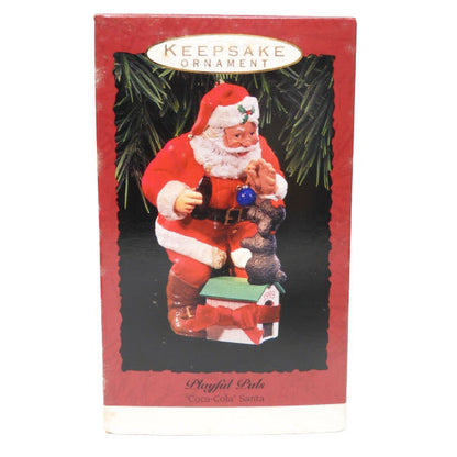 1993 Playful Pals Hallmark Ornament (Coca-Cola Santa) QX5742