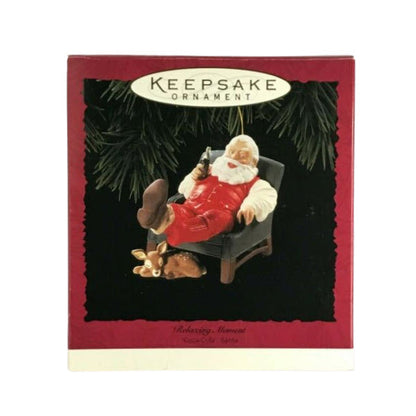 1993 Relaxing Moment Hallmark Ornament (Coca-Cola) QX5356