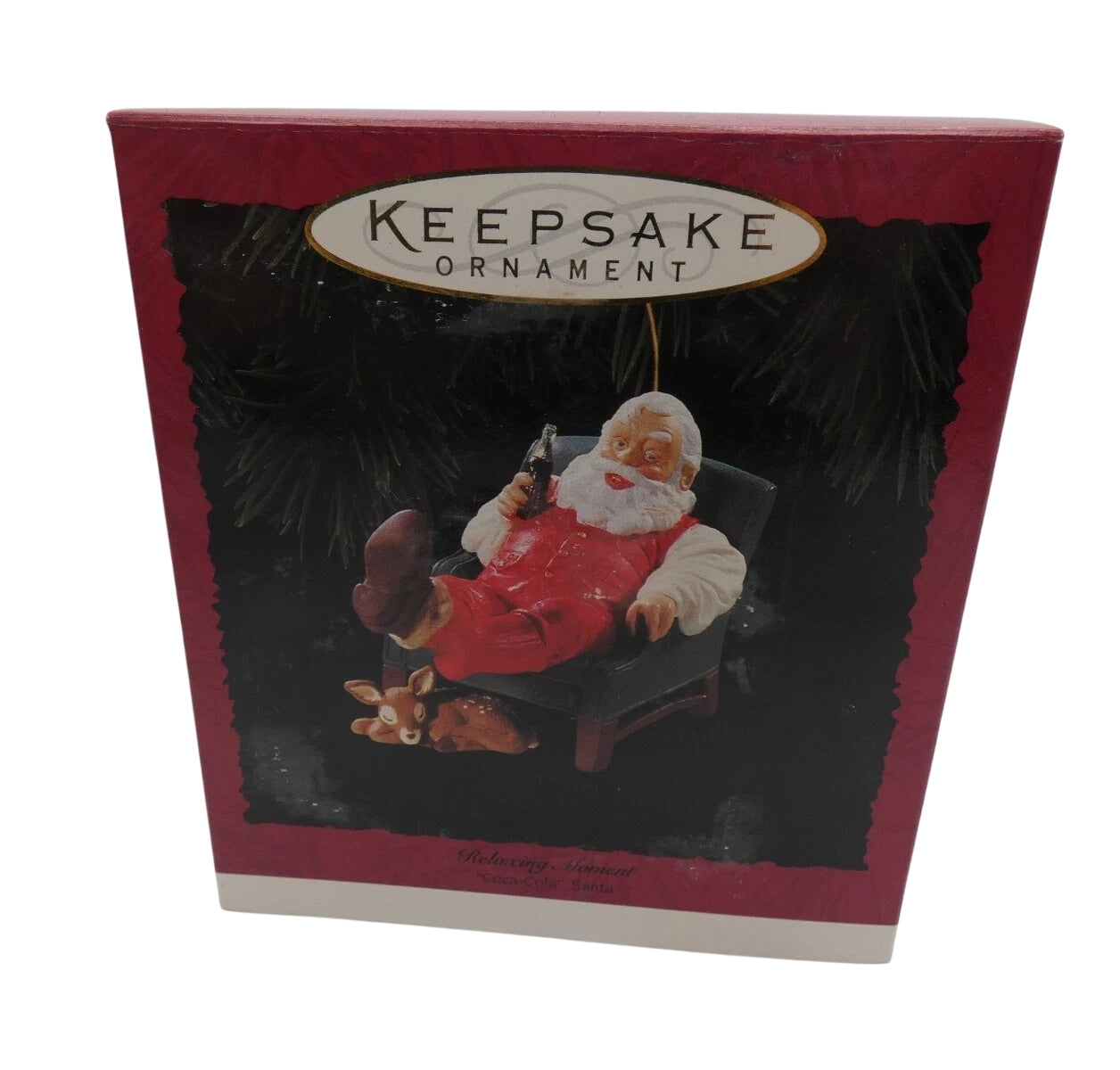 1993 Relaxing Moment Hallmark Ornament (Coca-Cola) QX5356 Image2