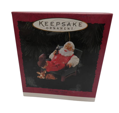 1993 Relaxing Moment Hallmark Ornament (Coca-Cola) QX5356 Image2