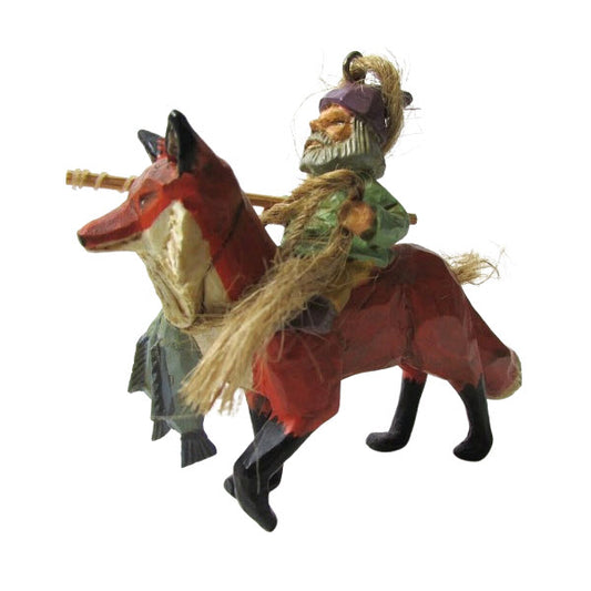 1993 Riding in the Woods Hallmark Ornament (Folk Art Americana) QK1065