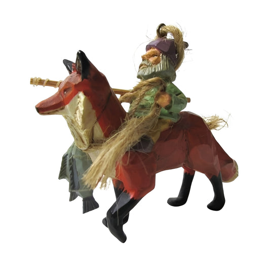 1993 Riding in the Woods (Folk Art Americana)
