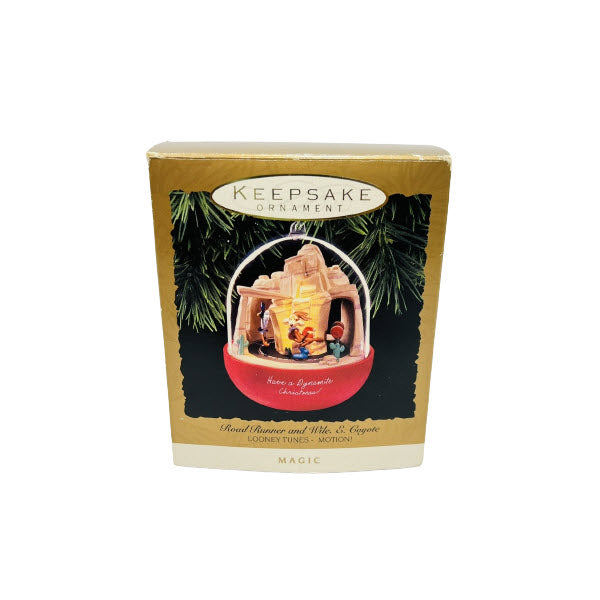 1993 Road Runner and Wile E. Coyote Hallmark Ornament (Looney Tunes) QLX7415