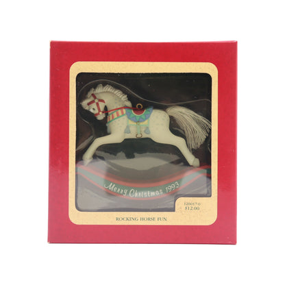 1993 Rocking Horse Fun (Rocking Horse) Carlton Cards Heirloom Ornament 126017-0 Image2