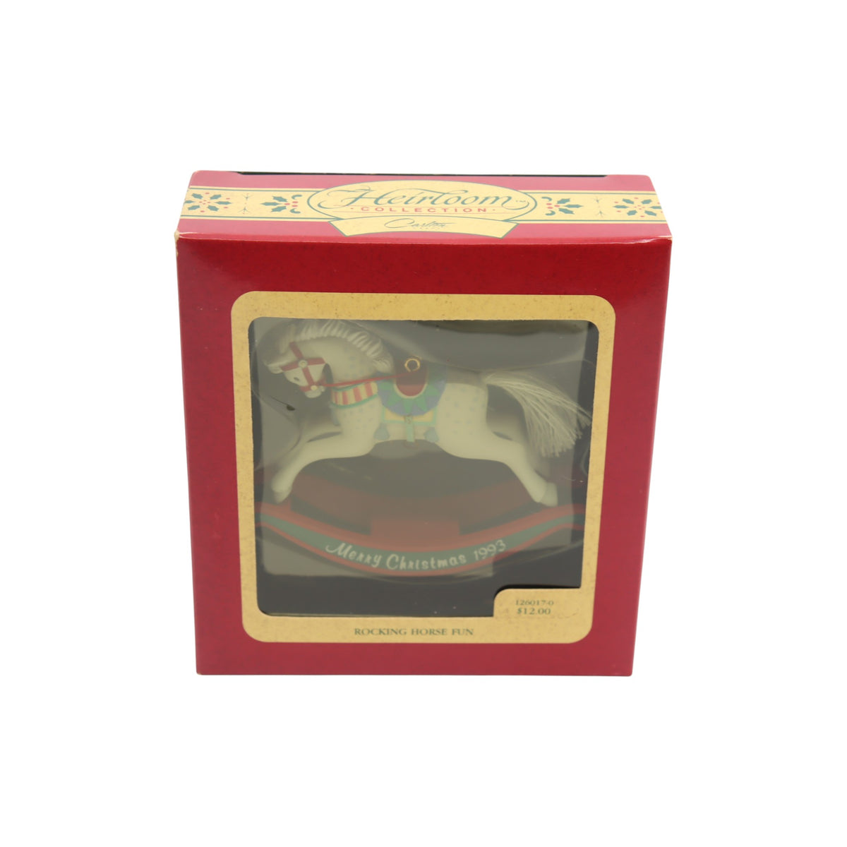 1993 Rocking Horse Fun (Rocking Horse) Carlton Cards Heirloom Ornament 126017-0 Image5