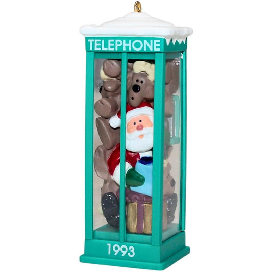 1993 Room for One More Hallmark Ornament (Reindeer Quartet) QX5382