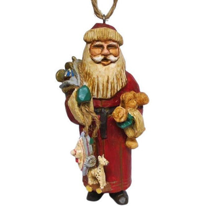 1993 Santa Claus Hallmark Ornament (Folk Art Americana) QK1072