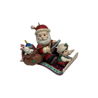 1993 Santa's Magic Ride Enesco Ornament (Santa Claus) 582115 Image1