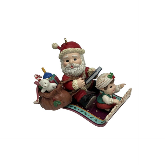 1993 Santa's Magic Ride Enesco Ornament (Santa Claus) 582115 Image1