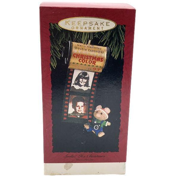 1993 Smile! It's Christmas Hallmark Ornament (Photo Holder) QX5335