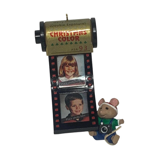 1993 Smile! It's Christmas Hallmark Ornament (Photo Holder) QX5335 Image1