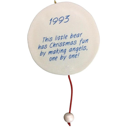 1993 Snow Bear Angel Hallmark Ornament (Teddy Bear) QX5355