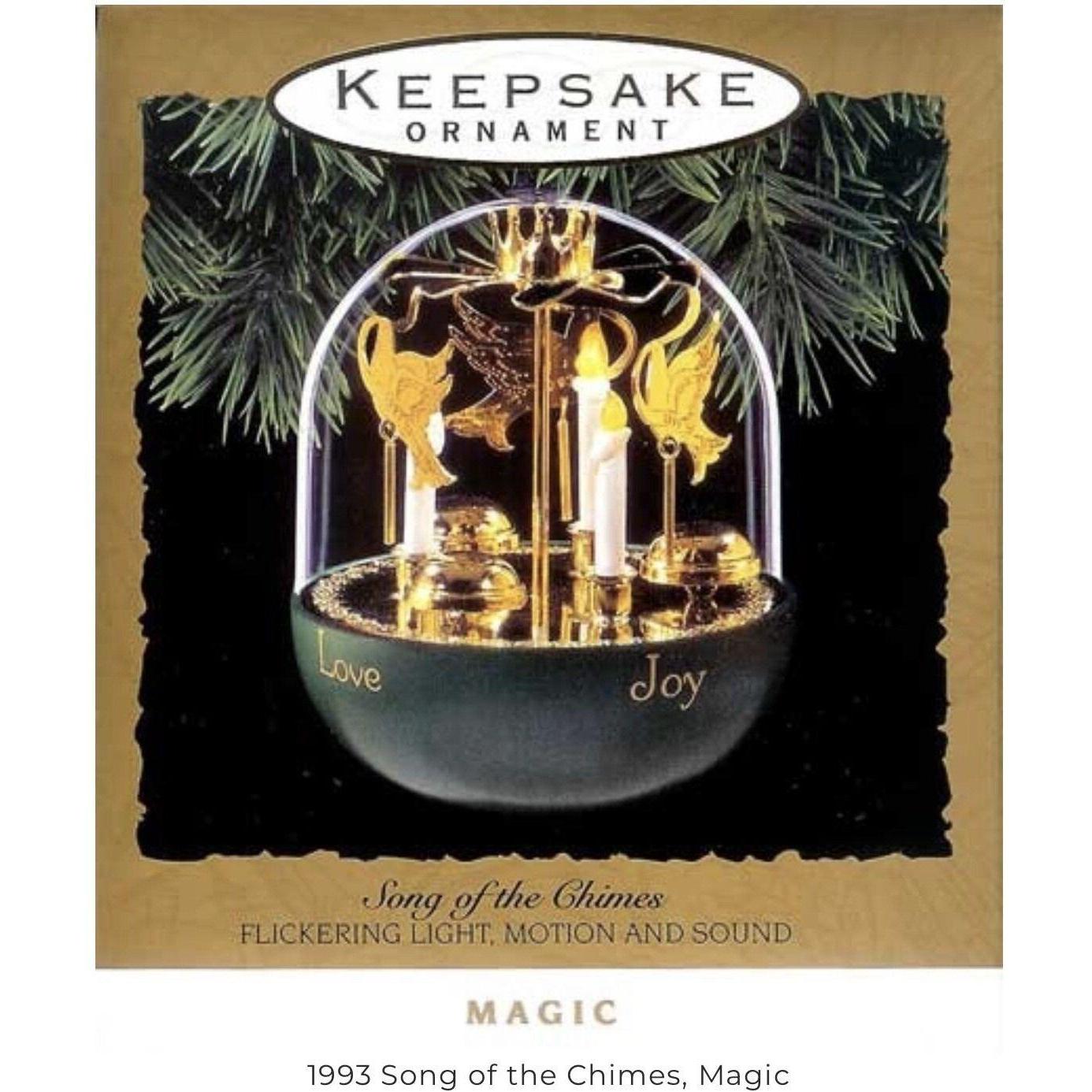 1993 Song of the Chimes Hallmark Ornament (Magic Globe) QLX7405