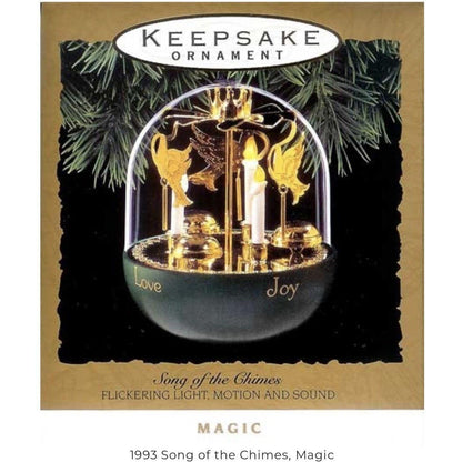 1993 Song of the Chimes Hallmark Ornament (Magic Globe) QLX7405