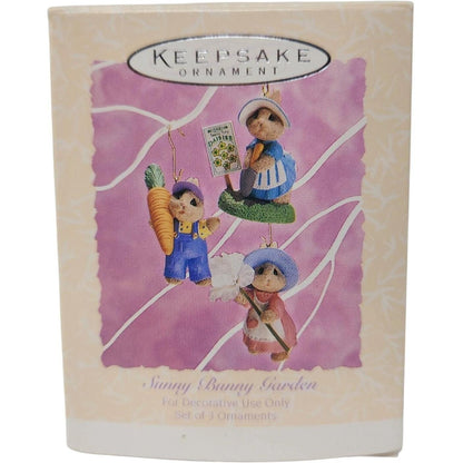 1993 Sunny Bunny Garden Hallmark Ornament (Easter) QEO8146