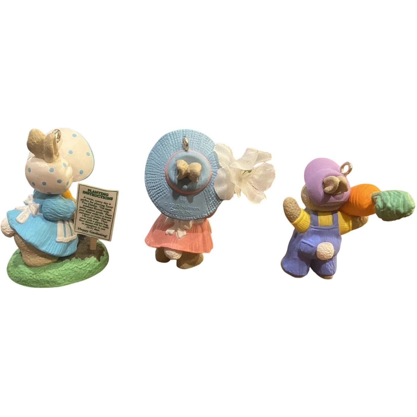 1993 Sunny Bunny Garden Hallmark Ornament (Easter) QEO8146