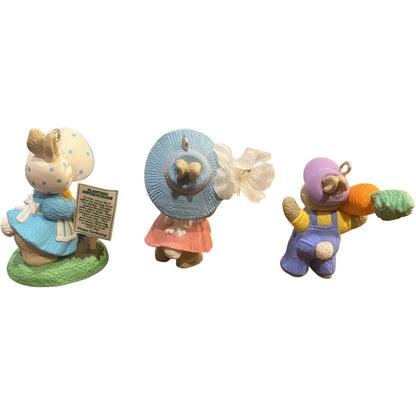 1993 Sunny Bunny Garden Hallmark Ornament (Easter) QEO8146