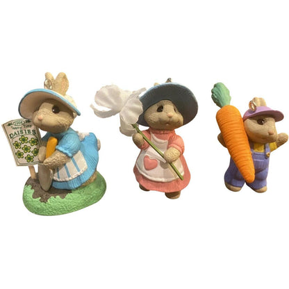 1993 Sunny Bunny Garden Hallmark Ornament (Easter) QEO8146