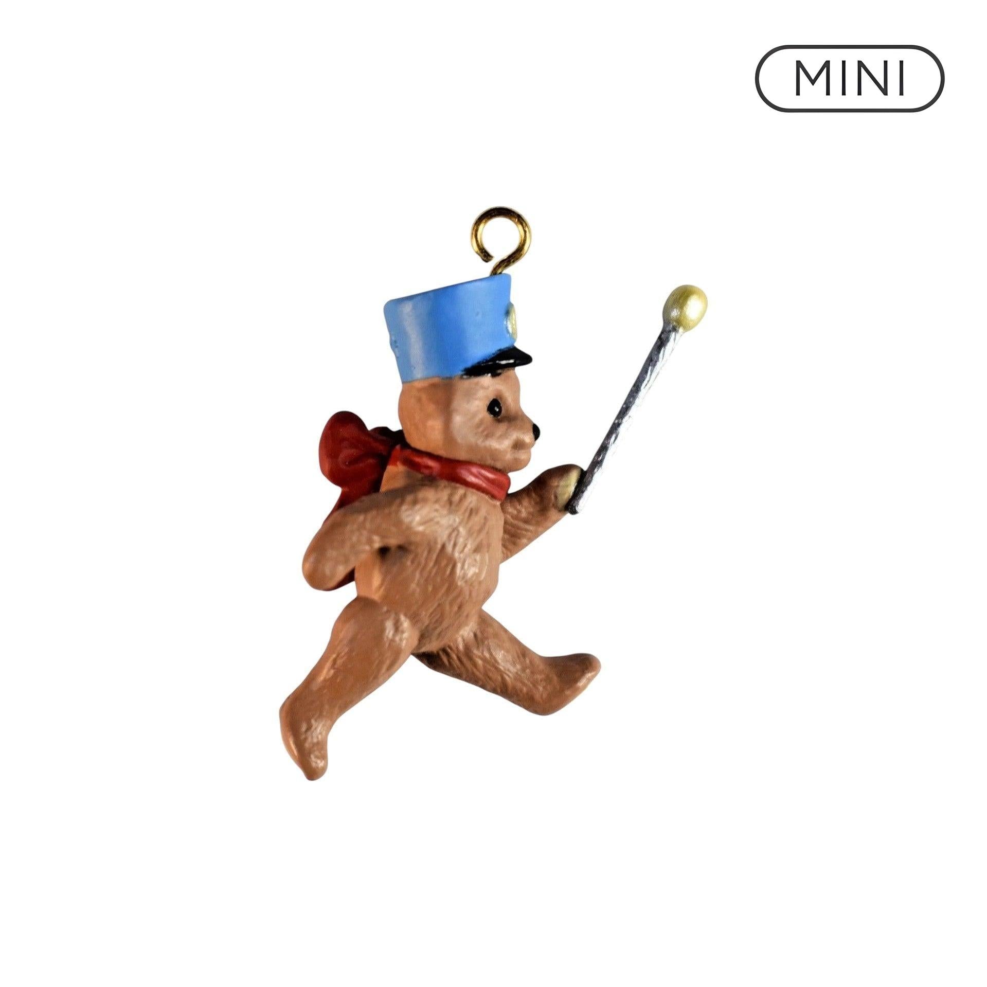 1993 Teddy with Baton Hallmark Ornament (March of the Teddy Bears) QXM4005 Image1