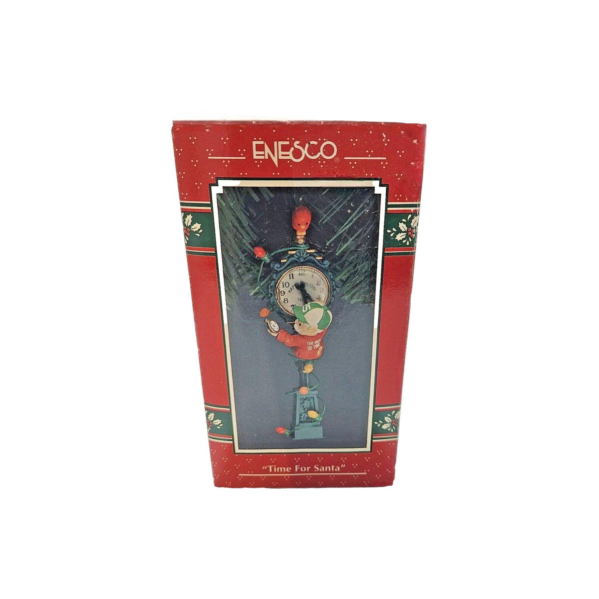 1993 Time For Santa Enesco Ornament (Clock) 594997 Image2