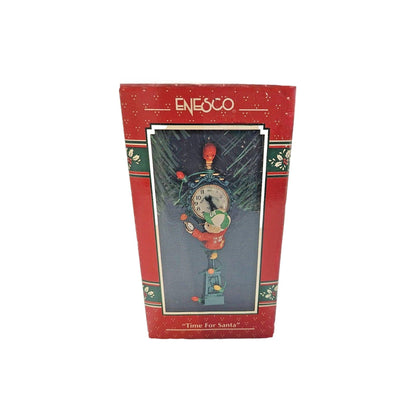 1993 Time For Santa Enesco Ornament (Clock) 594997 Image2