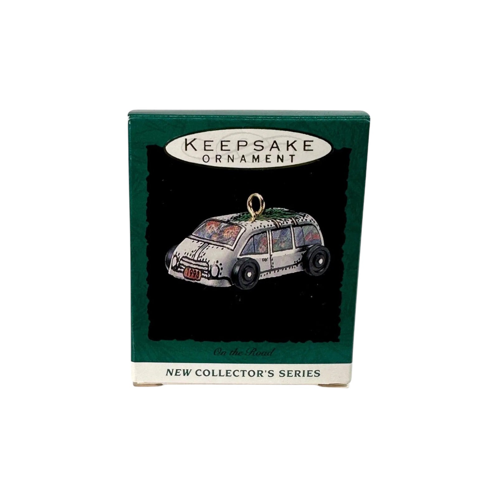 1993 Tin Station Wagon Hallmark Ornament (On the Road) QXM4002 Image2