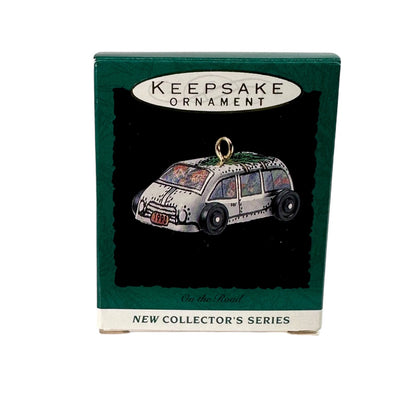1993 Tin Station Wagon Hallmark Ornament (On the Road) QXM4002