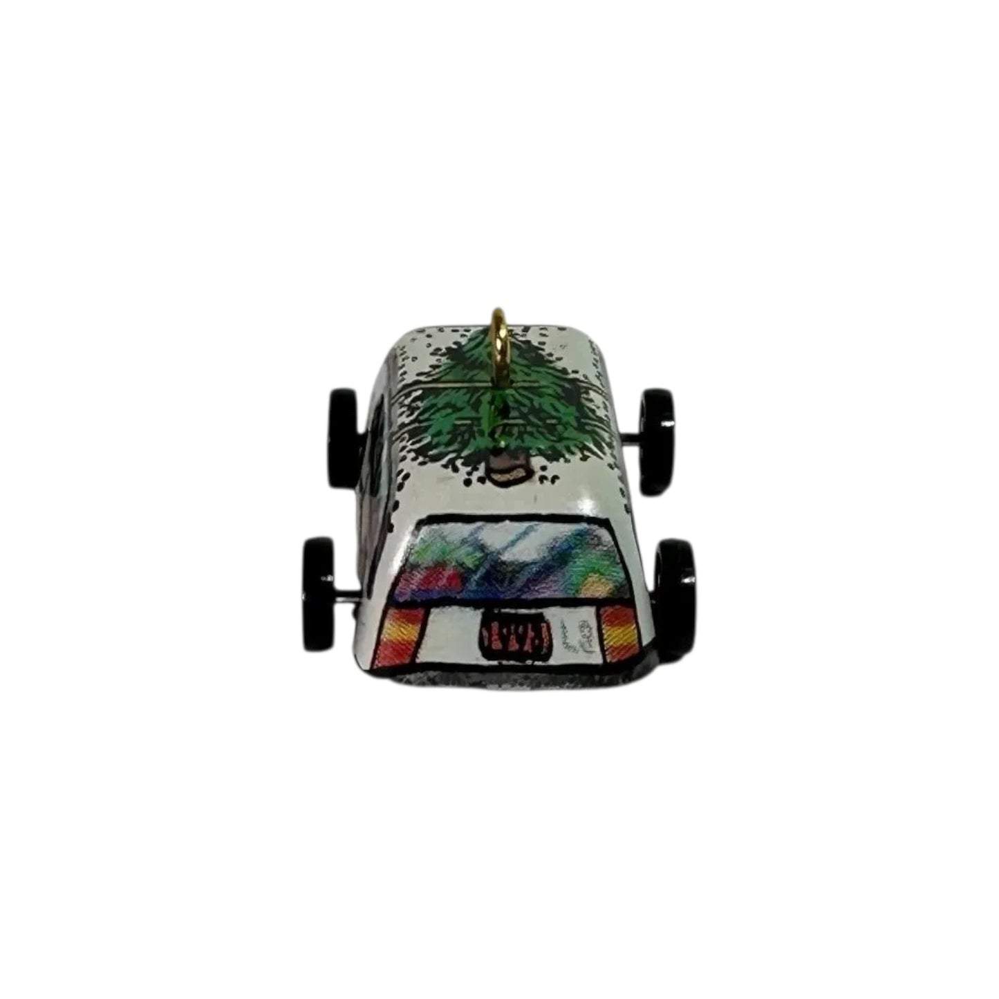 1993 Tin Station Wagon Hallmark Ornament (On the Road) QXM4002 Image4