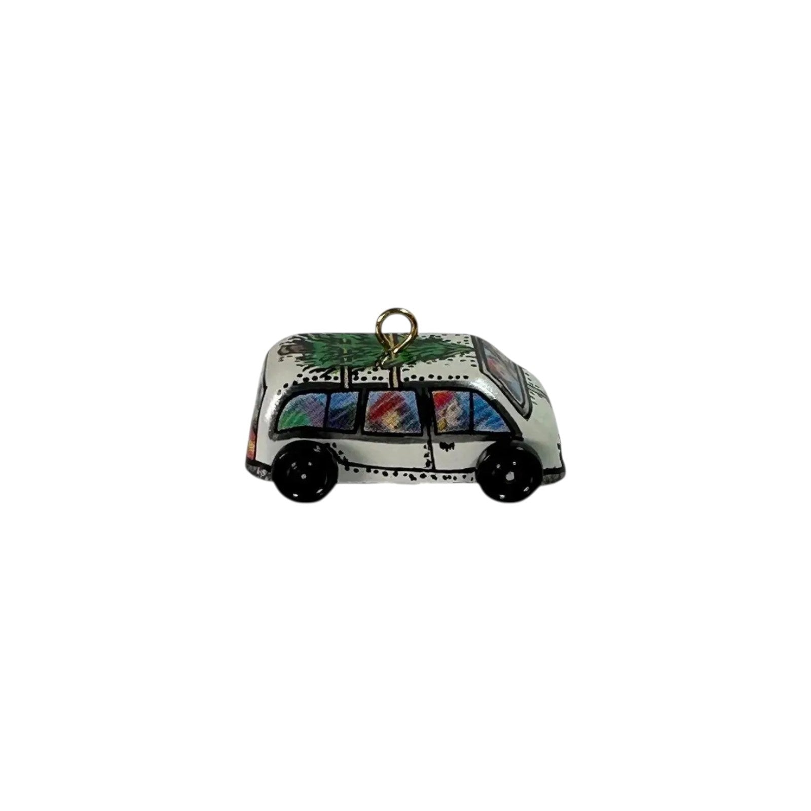 1993 Tin Station Wagon Hallmark Ornament (On the Road) QXM4002 Image5