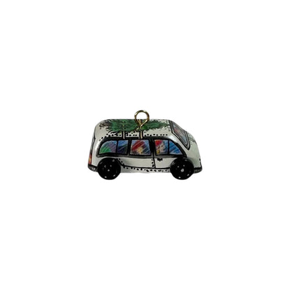 1993 Tin Station Wagon Hallmark Ornament (On the Road) QXM4002 Image5