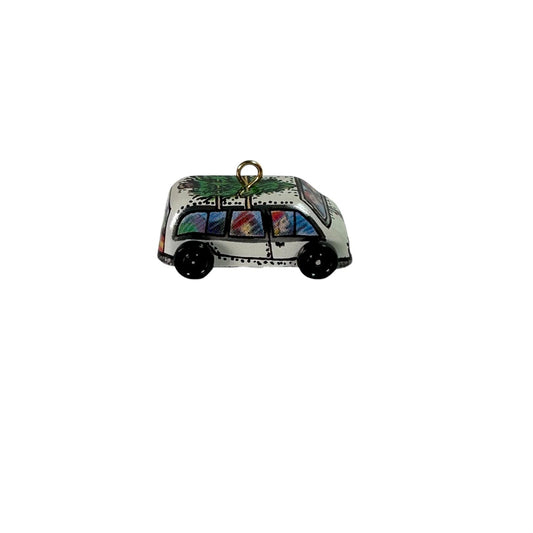 1993 Tin Station Wagon Hallmark Ornament (On the Road) QXM4002