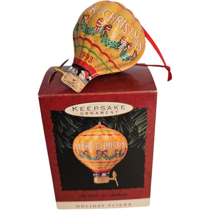 1993 TinHot Air Balloon Hallmark Ornament (Hot Air Balloon) QX5615