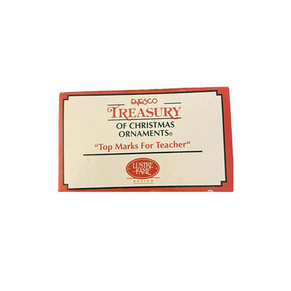 1993 Top Marks For Teacher Enesco Ornament (Teddy Bear) 595438 Image4